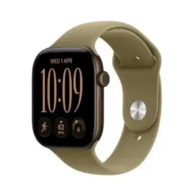 Apple Watch 12 GPS 42mm Dark Bronze Alu, Olive Sport Band - S/M