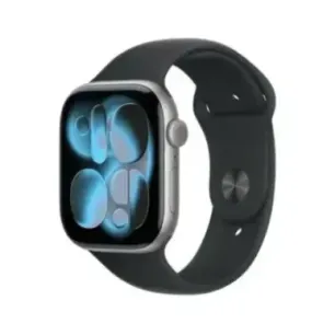 Apple Watch Series 11 space grey aluminium 46mm 5G black sport band Size M/L