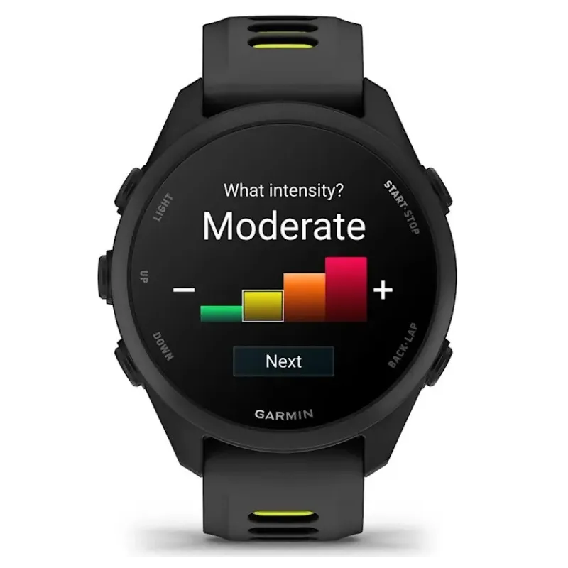 Garmin Forerunner 170 Music 3.05 cm (1.2") AMOLED 42 mm Digital 390 x 390 pixels Touchscreen Black GPS (satellite)