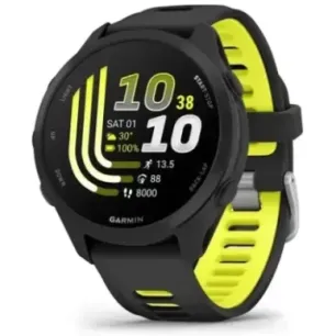 Garmin Forerunner 170 Music 3.05 cm (1.2") AMOLED 42 mm Digital 390 x 390 pixels Touchscreen Black GPS (satellite)