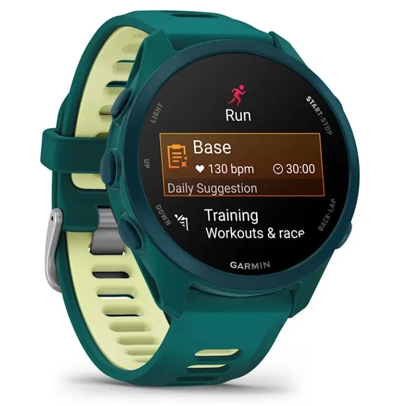 Garmin Forerunner 170 Music 3.05 cm (1.2") AMOLED 42 mm Digital 390 x 390 pixels Touchscreen Green GPS (satellite)