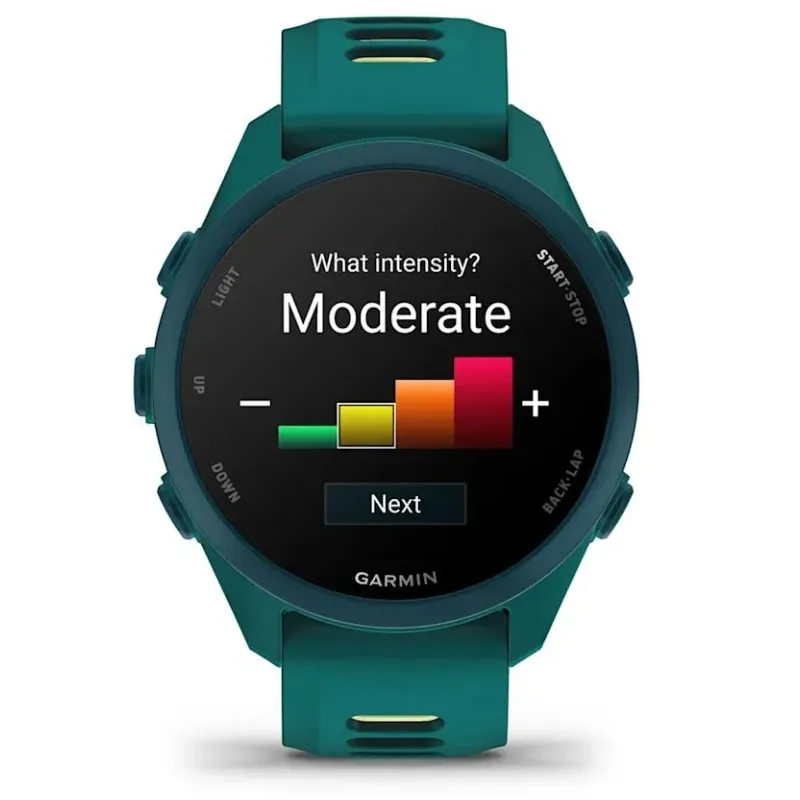 Garmin Forerunner 170 Music 3.05 cm (1.2") AMOLED 42 mm Digital 390 x 390 pixels Touchscreen Green GPS (satellite)