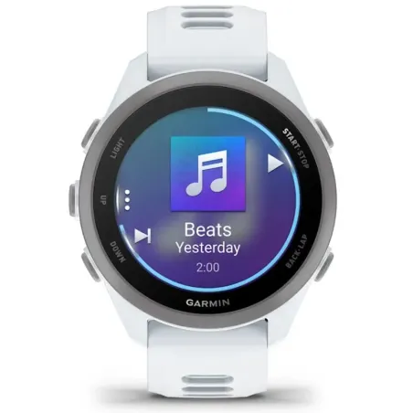 Garmin Forerunner 170 Music 3.05 cm (1.2") AMOLED 42 mm Digital 390 x 390 pixels Touchscreen White GPS (satellite)