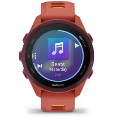 Garmin Forerunner 170 Music 3.05 cm (1.2") AMOLED 42 mm Digital 390 x 390 pixels Touchscreen Pink GPS (satellite)
