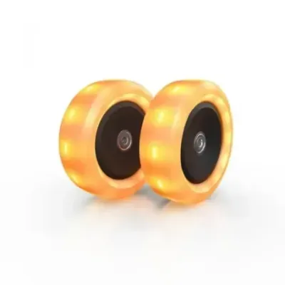 Nexo tõukeratta vilkuvad rattad 2tk 120*40mm, oranž