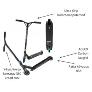 Triki tõukeratas Raven Evolution Slick Color