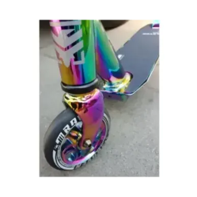 Ультра яркий трюковый самокат Master Neo Chrome 110mm
