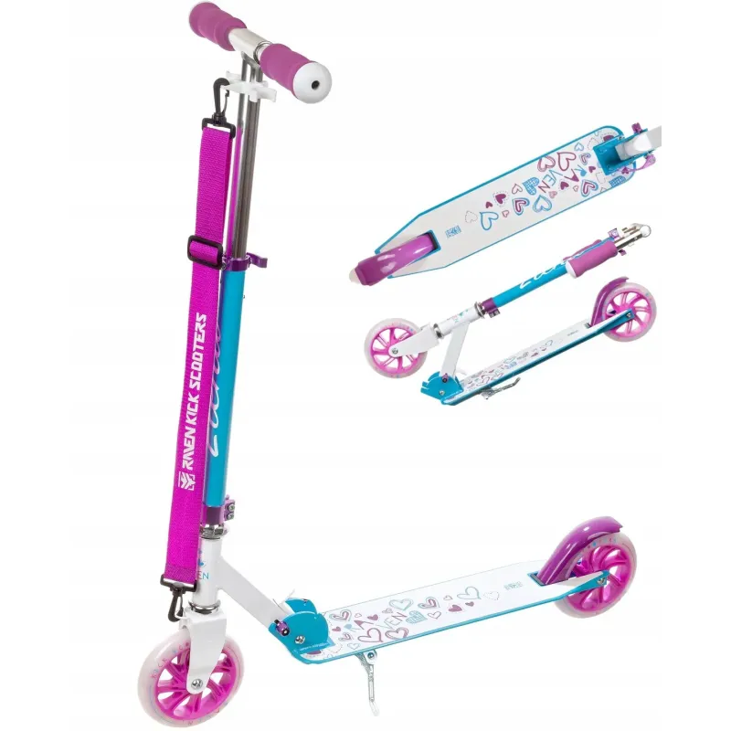 Складной самокат Raven Elena 145мм LED колеса
