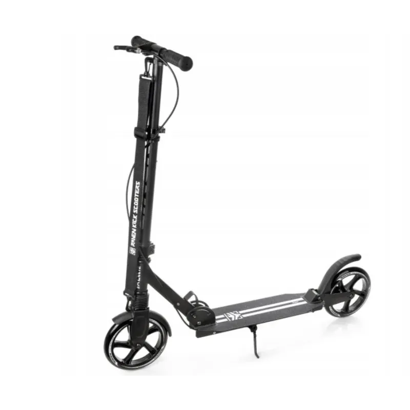 Самокат с амортизацией, ручным тормозом Raven Liner 200mm