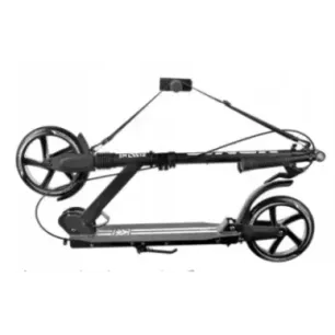 Самокат с амортизацией, ручным тормозом Raven Liner 200mm