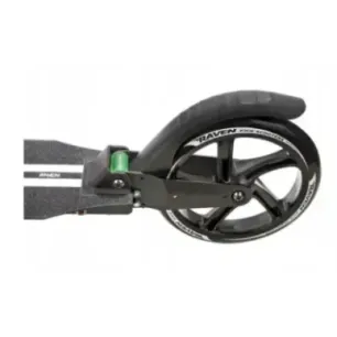 Самокат с амортизацией, ручным тормозом Raven Liner 200mm