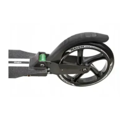 Самокат с амортизацией, ручным тормозом Raven Liner 200mm