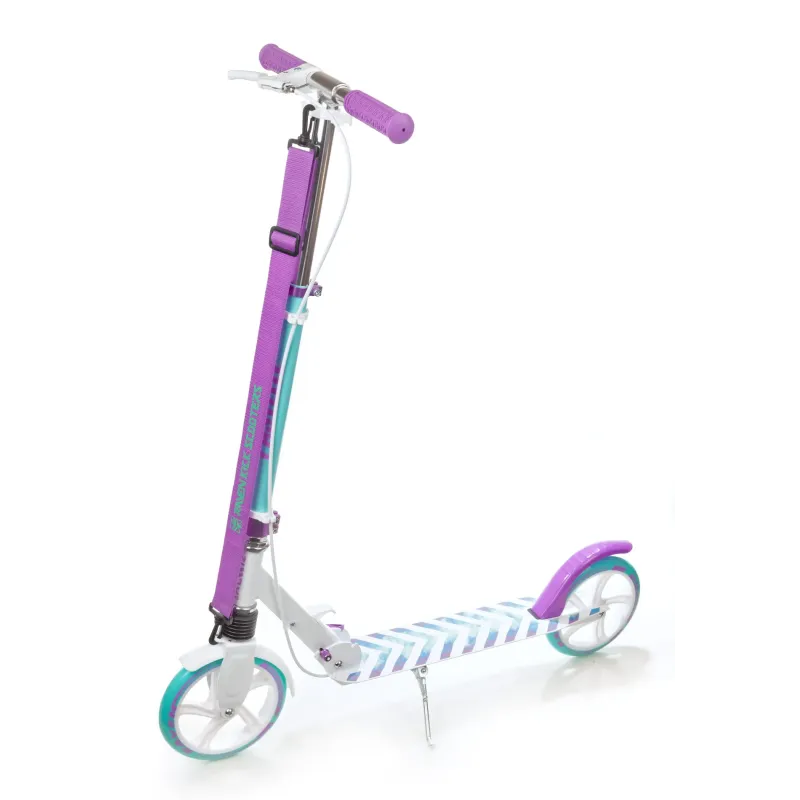 Самокат с передним амортизатором и ручным тормозом Raven Pastelle Pro 200mm