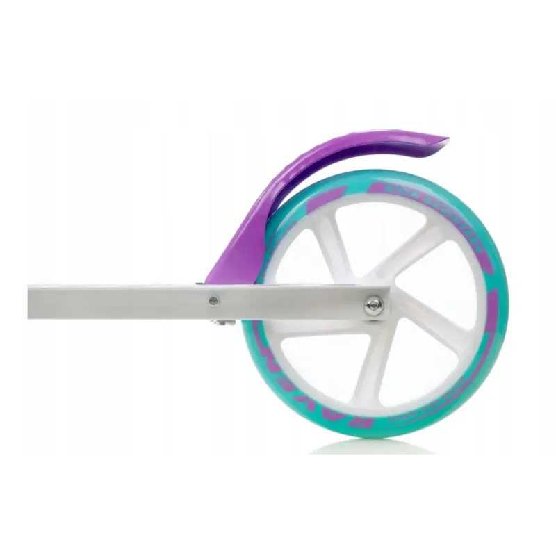 Самокат с передним амортизатором и ручным тормозом Raven Pastelle Pro 200mm