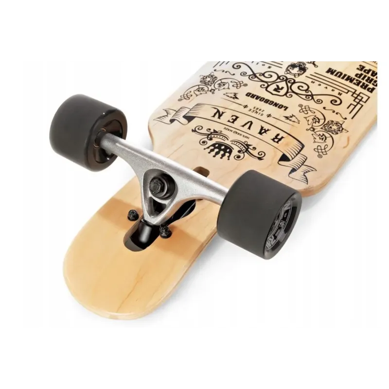 Longboard Raven Solid (pikk), ABEC9, 70mm Longboard Raven Solid (pikk), ABEC9, 70mm