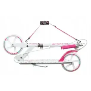 Большие колеса и ручной тормоз - самокат Dots 200mm