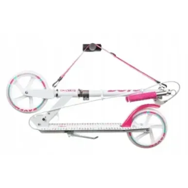 Большие колеса и ручной тормоз - самокат Dots 200mm