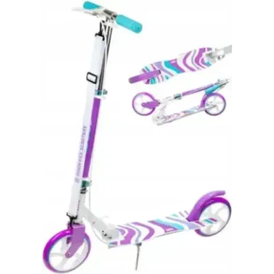 Stiilne tõuks Zea 200mm - suured rattad + käsipidur