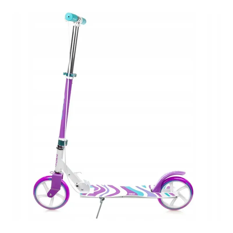 Стильный самокат Zea 200мм - большие колеса + ручной тормоз