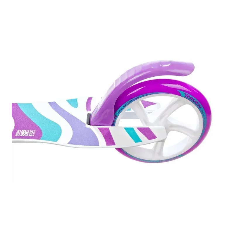 Стильный самокат Zea 200мм - большие колеса + ручной тормоз