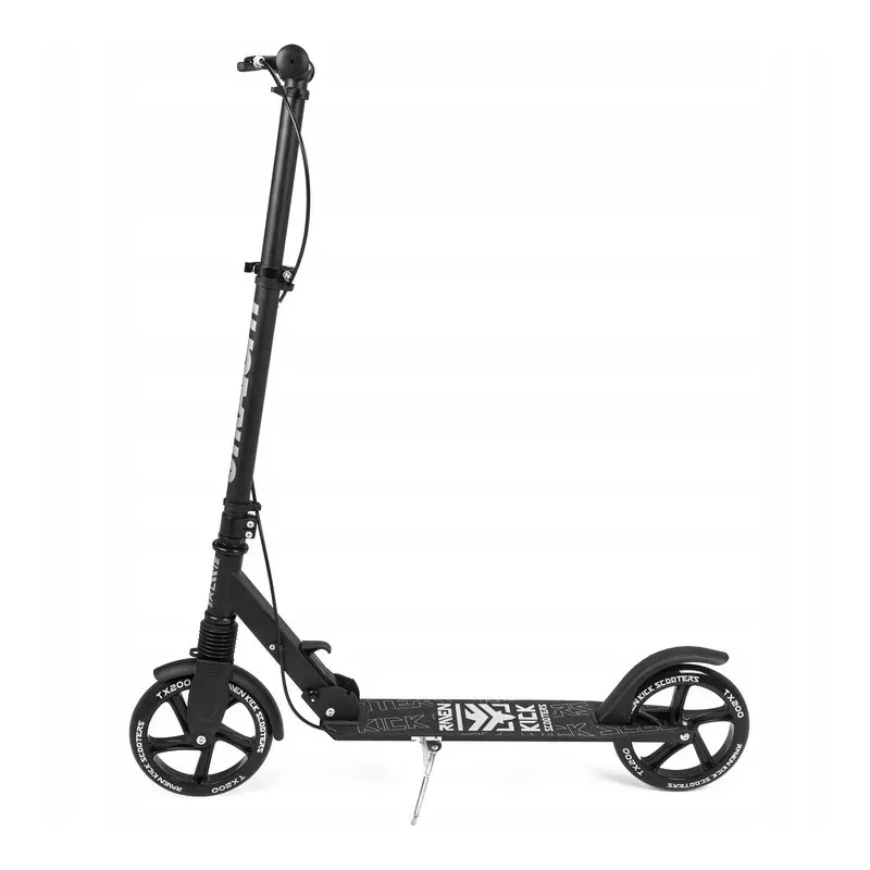 Самокат с амортизацией Raven Straight Pro 200mm с ручным тормозом