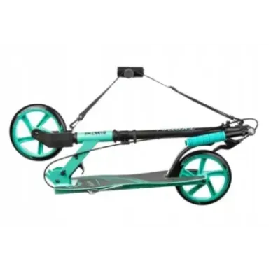 Самокат Raven Anabel 200mm с ручным тормозом Черно-минтоловый