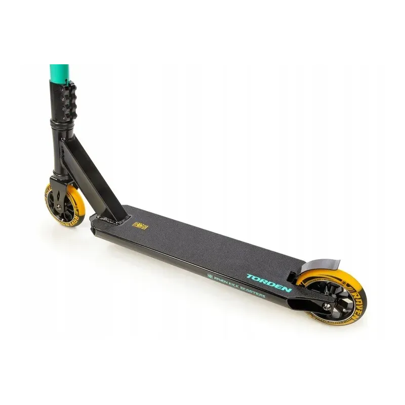 Особо прочный трюковый самокат Torden  оранжево/минтоловый 110мм