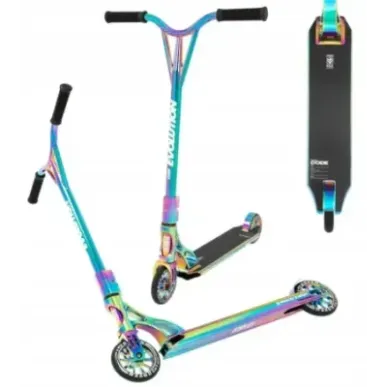 Особо прочный трюковый самокат Raven Code Neo Chrome 120mm