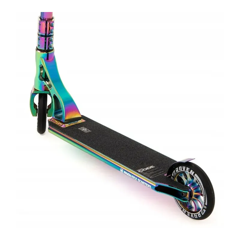 Особо прочный трюковый самокат Raven Code Neo Chrome 120mm