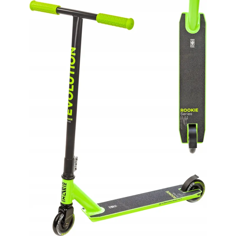 Трюковый самокат Raven Rookie Lime