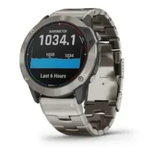 quatix 6 Titanium, Saphhire, Gray w/Ti Band, GPS Watch, EMEA