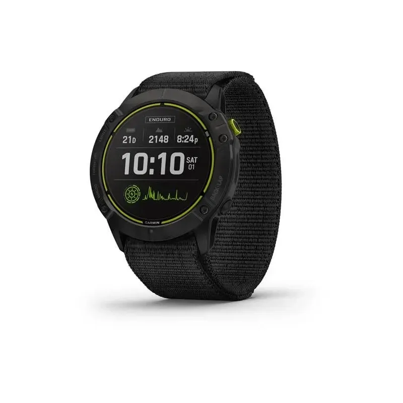 Enduro,Black DLC w/Black Sport Loop Band,GPS Watch,WW