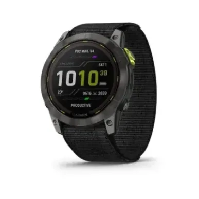 Enduro 2,Sol,Blk,CrbnGrayDLCTi w/Ultrafit Band