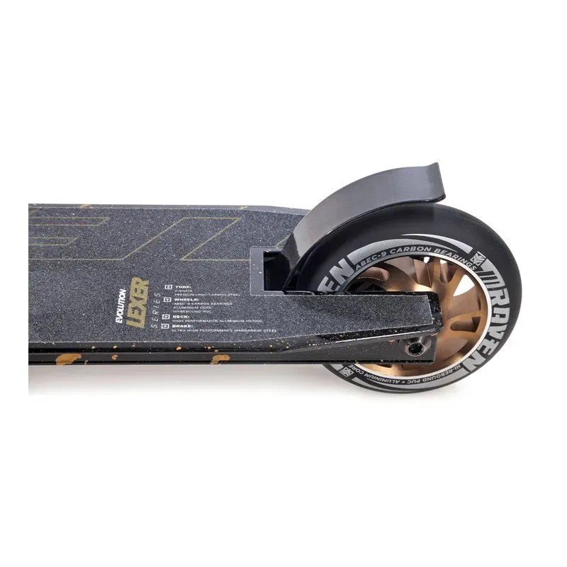 Трюковый самокат Raven Evolution Lexer Gold 100mm
