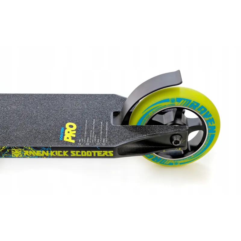 Трюковый самокат Raven Evolution Pro Blue/Lime 110mm