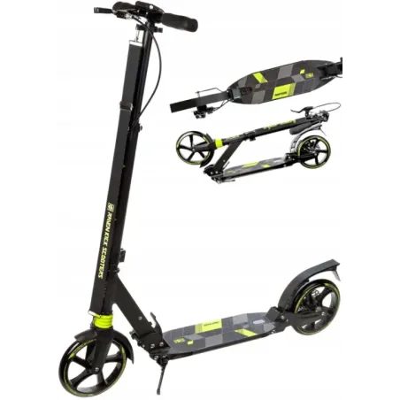 Ketaspiduri ja amortidega tõukeratas Raven Raptor 200mm