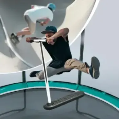 Батутный самокат INDO 670