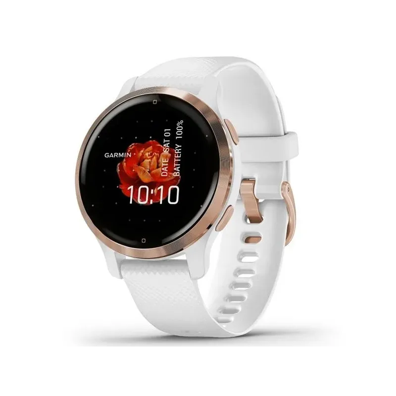 Venu 2S, GPS, Wi-Fi, Rose Gold + White, WW