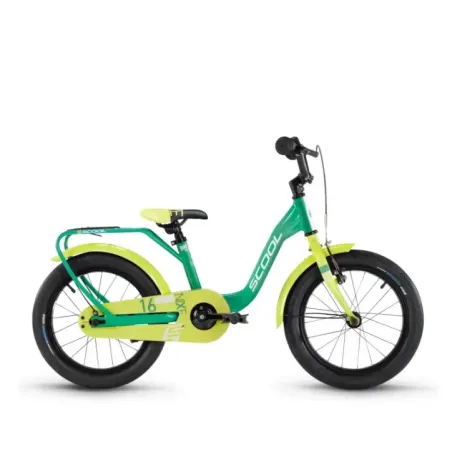 Laste jalgratas S´COOL niXe, 16" roheline