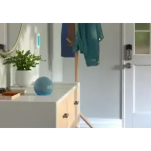 Amazon Echo Dot with clock (4th Gen) Twilight Blue (B7W644)