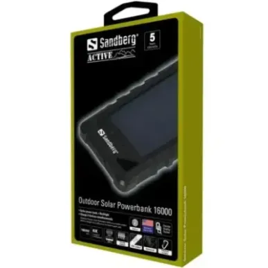 Sandberg 420-35 Outdoor Solar Powerbank 16000