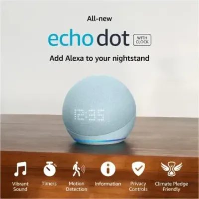 Amazon Echo Dot (5th Gen) Cloud Blue