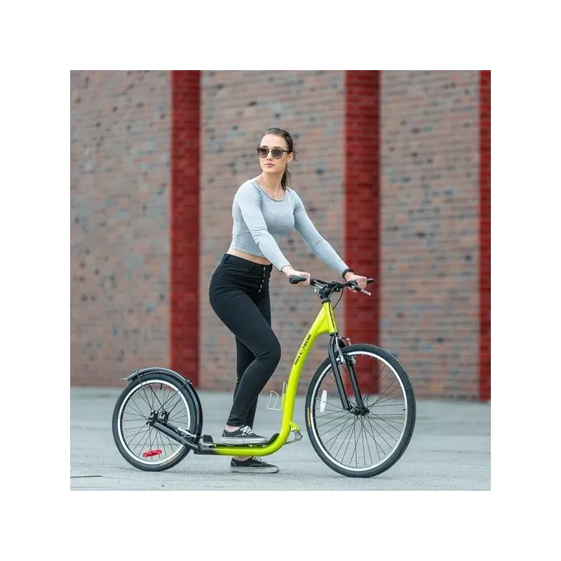 СКУТЕР WHS260 ЗЕЛЕНЫЙ НАКАЧНЫЕ КОЛЕСА 20/16 ДЮЙМОВ NILS EXTREME