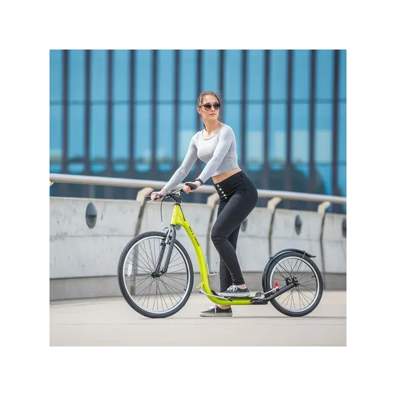 СКУТЕР WHS260 ЗЕЛЕНЫЙ НАКАЧНЫЕ КОЛЕСА 20/16 ДЮЙМОВ NILS EXTREME