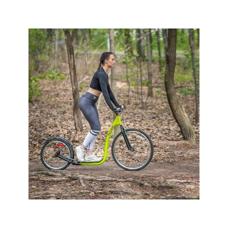 СКУТЕР WHS260 ЗЕЛЕНЫЙ НАКАЧНЫЕ КОЛЕСА 20/16 ДЮЙМОВ NILS EXTREME