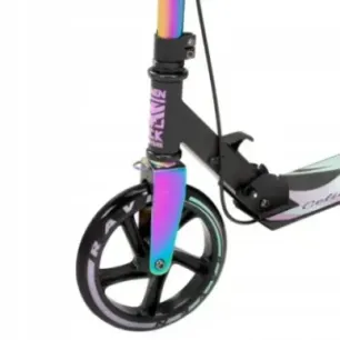 Самокат с большими колесами Raven Celia Black 200mm с ручным тормозом