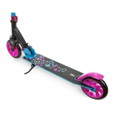 Складной самокат Elena Black 145мм LED колеса