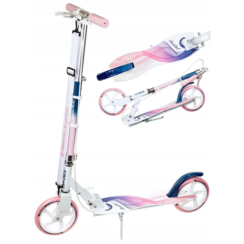 Самокат Raven Anabel Navy-Pink 200mm с ручным тормозом