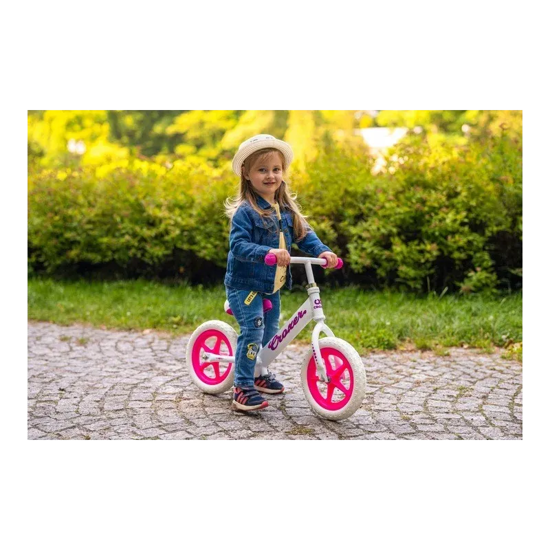 Ультралегкий беговел Croxer Cadea White/Pink Ультралегкий беговел Croxer Cadea White/Pink