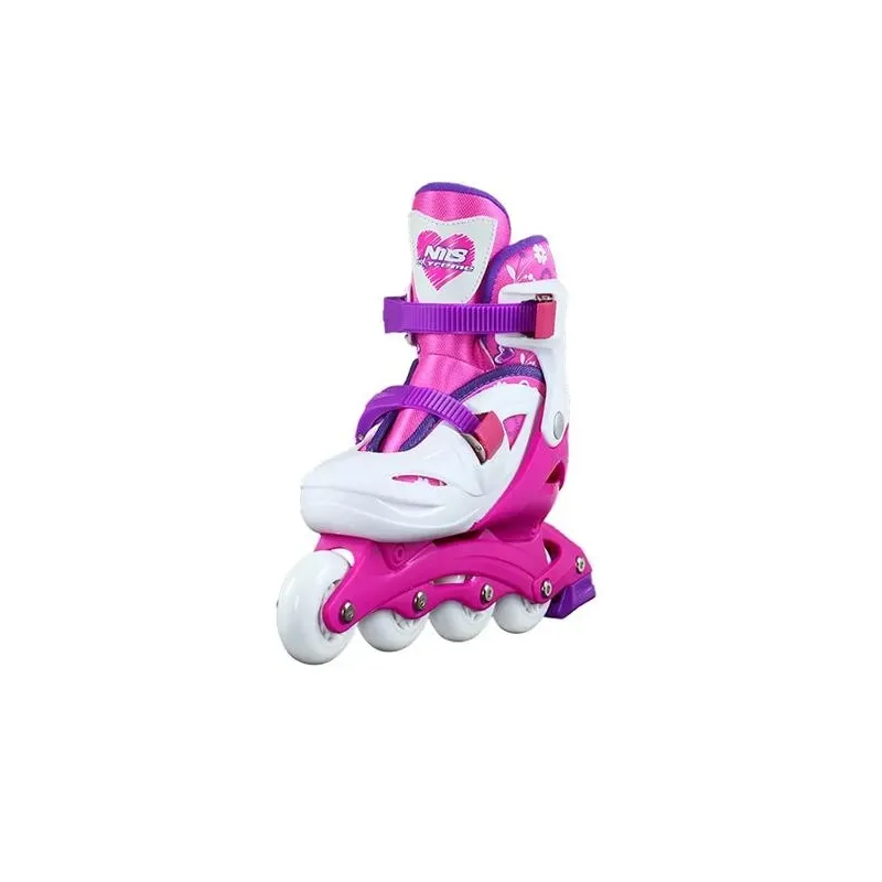 NJ/NA0321 A VALGE-ROOSA SUURUS L (36-40) IN-LINE RUISID NILS EXTREME